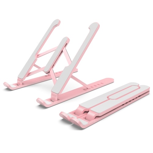 

6-levels Height Adjustable Laptop Stand Computer Holder Bracket Portable Foldable Bendable Non-slip Notebook Holder for Home Office Daily Use Student