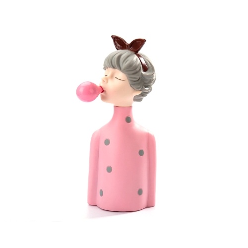 Y-355 Popo girl Wireless BT 5.0 Audio Player Support TF Card/FM Radio Mode Mini Portable TWS Stereo Sound Audio Player Pink