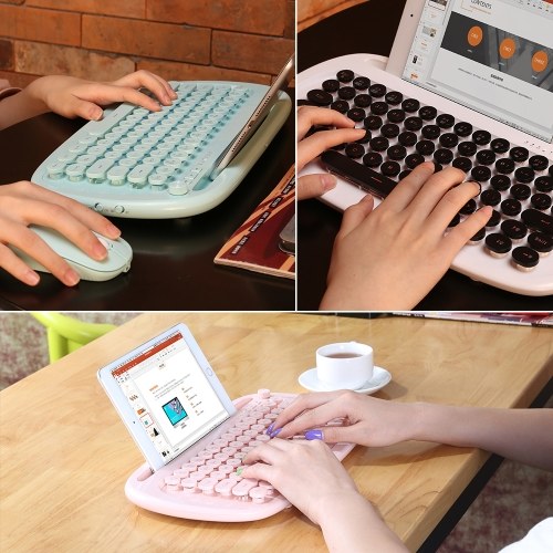 

FD K510D Беспроводная Bluetooth-клавиатура Двойной режим Эргономичный дизайн Стабильное подключение Подсветка для нескольких устройств Переключатель подсветки для планшетов, ноутбуков и смартфонов Розовый