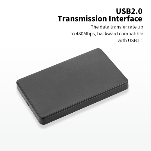 

USB2.0 to IDE Hard Disk Case 2.5'' IDE HDD Enclosure Portable Hard Disk Box Tool-free HDD Enclosure Pink