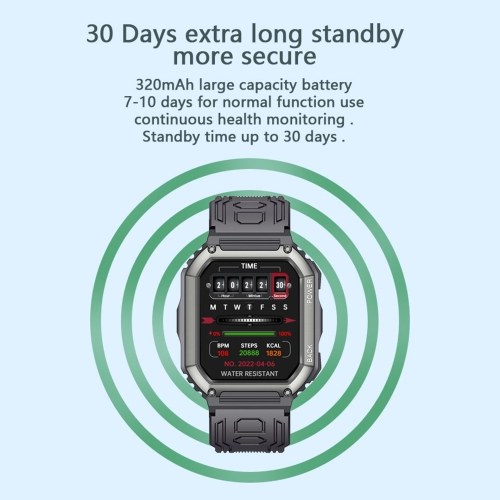 

C20S Smart Bracelet Smart Watch + PRO60 Wireless Earbuds BT Earphones