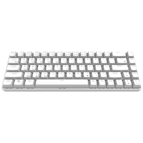 

RK855 BT&Wired Dual Mode Keyboard White Backlight 68 Key Mini Mechanical Keyboard for Phone/Tablet White with OUTEMU Brown Switches