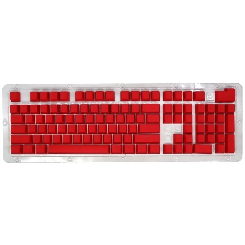 

104 Keys Two-color Injection Molding PBT Keycap Set OEM Profile for Mechanical Keyboard White(Only Keycaps)