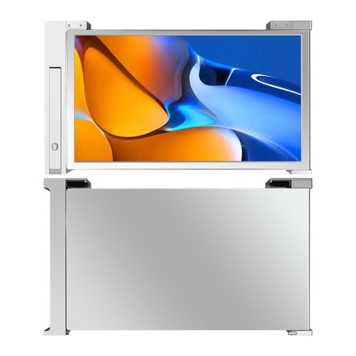 15.4 inch Portable Triple-screen Monitor Laptop Expansion Screen 1920*1080 Resolution Easy Installation for 15-17 inch Laptop 