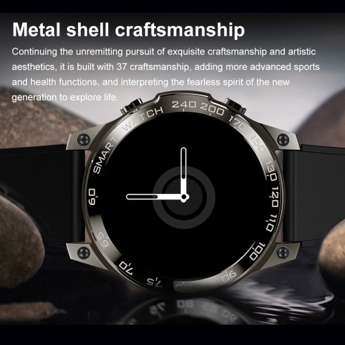 DM50 1.43inch Smartwatch HD Color Touchscreen IP68 Waterproof Fitness Tracker Compatible with Android iOS 