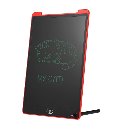 12 Inches LCD Writing Tablet Liquid Crystal Drawing  Board Graffiti Environmental Mouse Pad for Memo Message Children Early Teaching White