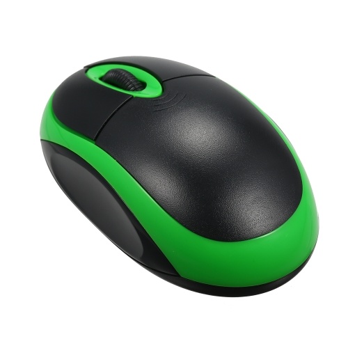 

2.4G Wireless Mouse 1600DPI Optical Mini Portable Mobile Mouse with USB Receiver 3 Buttons for PC Laptop Desktop Fit for Left/Right Hand (Black and Orange)