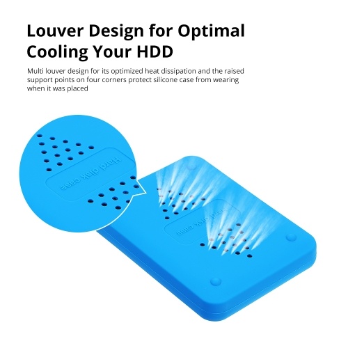2.5inch HDD Silicone Case Hard Drive Disk Cover Protector Skin Ultra Soft 2.5" HDD Case for Sony for WD for Seagate