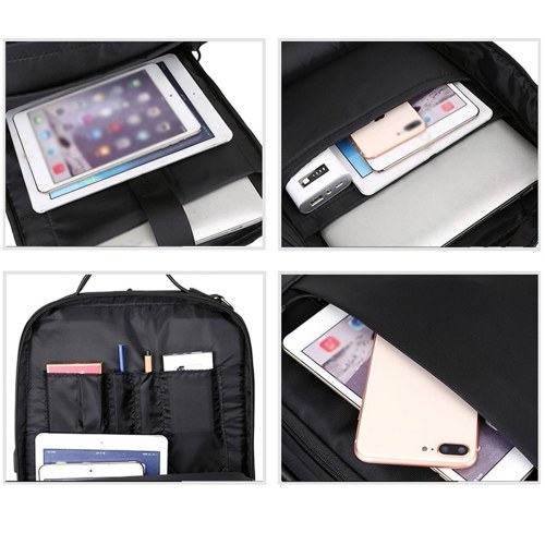 

Multi-functional Fashion Backpack Large Capacity Laptop Backpack Computer Bag with USB Charging Port Fits 15.6 Inch Laptop