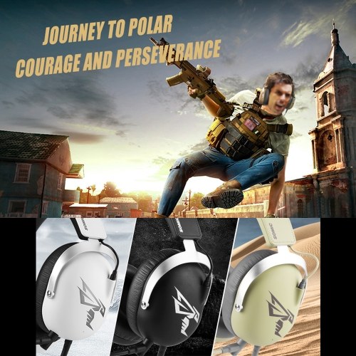 

Somic G805 USB Wired Gaming Headset 7.1 Surround Sound Headphone with Pluggable Microphone(Brown)
