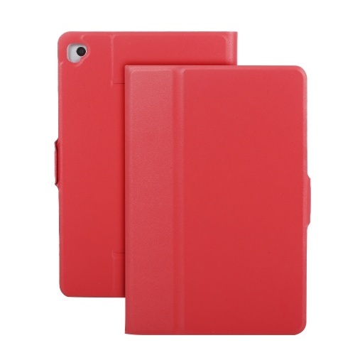 Custodia protettiva con copertura a vibrazione in pelle PU girevole a 360 gradi per iPad Mini 1/2/3/4/5 Supporto per supporto per tablet rosso