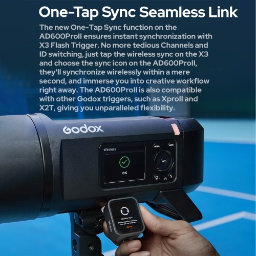 Godox AD600Pro II All-in-One Outdoor Flash Light +  GODOX X3S 2.4G Wireless Flash Trigger Transmitter Compatible with Sony Cameras 