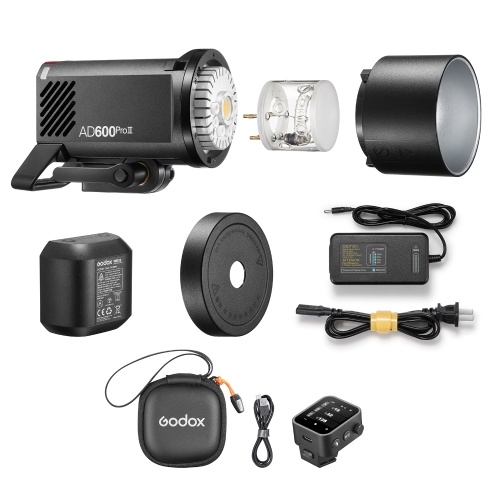 Godox AD600Pro II All-in-One Outdoor Flash Light +  GODOX X3S 2.4G Wireless Flash Trigger Transmitter Compatible with Sony Cameras 