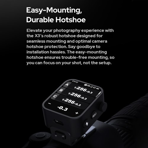 Godox AD600Pro II All-in-One Outdoor Flash Light +  GODOX X3S 2.4G Wireless Flash Trigger Transmitter Compatible with Sony Cameras 