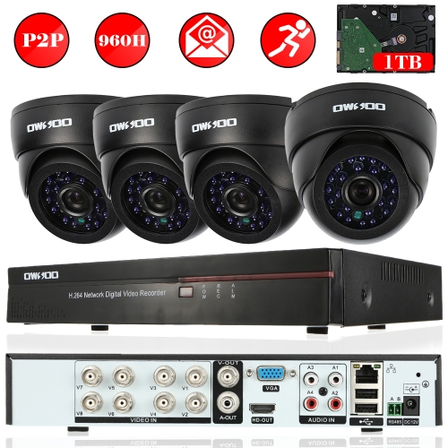 

OWSOO 8ch Channel 800TVL CCTV Surveillance DVR Security System