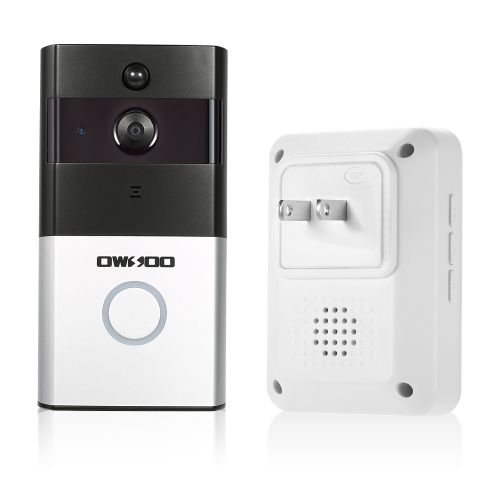 

1 * OWSOO 720P WiFi Визуальный домофон + 3 * Беспроводной звонок для звонка в дверь