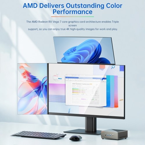 

Мини-ПК с ОС Windows 8 ГБ ОЗУ 256 ГБ SSD Мини-настольный компьютер Процессор AMD Ryzen R7 5800U 8 ядер 16 потоков WIFI6 BT5.2 Поддержка трехэкранного дисплея 4k