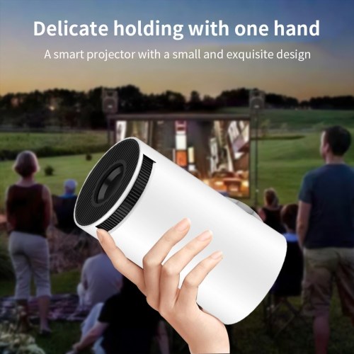 Projector 4K Decoding 120 ANSI Lumens 2.4G+5G WiFi Keystone Correction Portable Projector Quad-core Android 11 Up to 130inch Large Screen for Office Home Theater Phone 