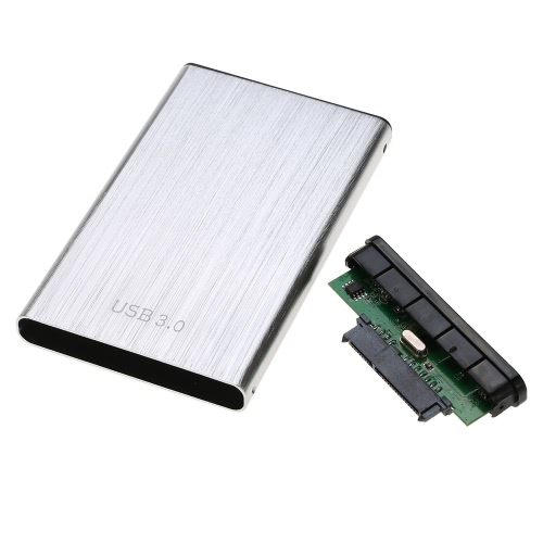 

Aluminum SATA SSD HDD External Enclosure Case Caddy + USB Cable
