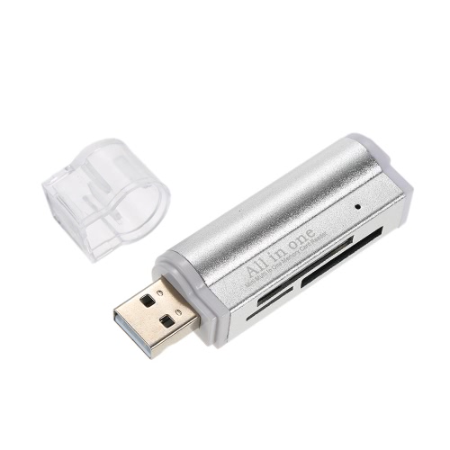 

USB 2.0 Многофункциональный Все в 1 Multi Card Reader Reader Высокая скорость для TF SD M2 MS Blue