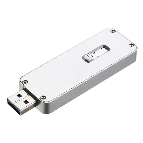 

NGFF/M.2 SSD to USB 3.0 Type-A Portable Hard Drive Retractable External Enclosure Case