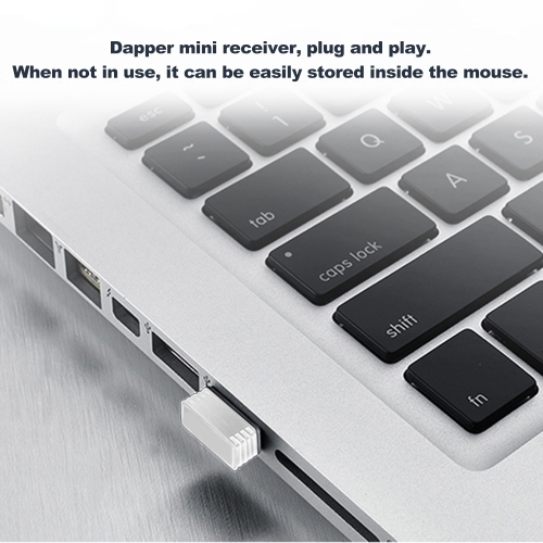 

LUOM LMQ2 2.4G Wireless Gaming Mouse Ergonomic 3 Adjustable DPI Options Mouse Plug and Play for PC Gold