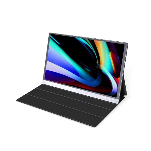 

AOSIMAN Portable 15.6inch 1080P LCD Screen 47% NSTC 16.7 Million Colors Gaming Monitor Portable Display IPS Panel Fast Response Touch Screen US Plug