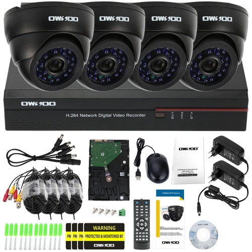 

OWSOO 8ch Channel 800TVL CCTV Surveillance DVR Security System