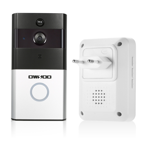 

1*OWSOO 720P WiFi Visual Intercom Door Phone+1*Wireless Doorbell Chime