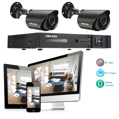 

OWSOO 8CH Channel 1080P Hybrid DVR Camera CCTV System