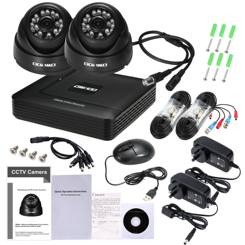 

OWSOO 4CH 1080P Гибридная DVR система видеонаблюдения