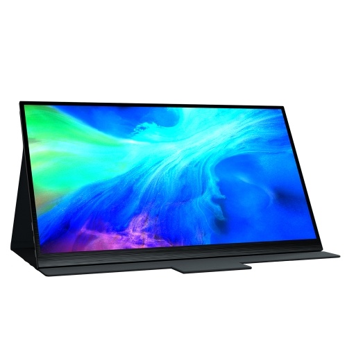 T-bao T16A 15 '' Monitor portátil com IPS 1080P Compatível com Expansão de Tela Compatível com Switch / PS3 / PS4 / PC / Laptop EU Plug