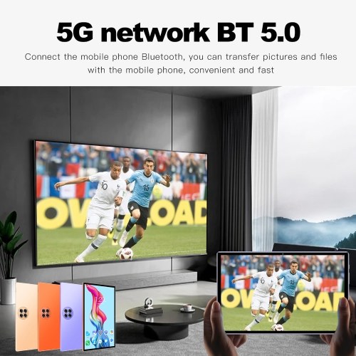 

Планшет 8 ГБ + 256 ГБ, 10,1-дюймовый экран, 5G, вызовы, 10-ядерный процессор MTK6797, 128 ГБ расширяемой памяти, большой объем памяти, большой четкий экран, BT5.0, аккумулятор 7000 мАч.