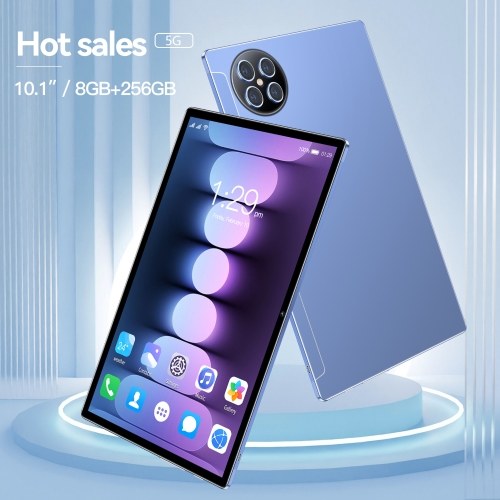 

Планшет 8 ГБ + 256 ГБ, 10,1-дюймовый экран, 5G, вызовы, 10-ядерный процессор MTK6797, 128 ГБ расширяемой памяти, большой объем памяти, большой четкий экран, BT5.0, аккумулятор 7000 мАч.