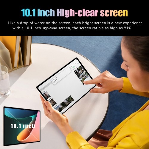 

Планшет 6 ГБ + 128 ГБ, 10,1 дюйма, 1960*1080, высокая четкость, Android13, 4G, вызовы, 8-ядерный процессор MT6797, 128 ГБ расширяемой памяти, BT4.2, аккумулятор 6000 мАч, длительное время ожидания, чехол для планшета