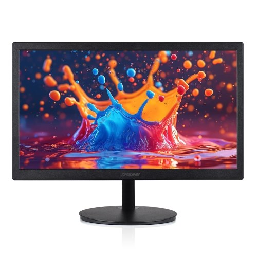 Ultra Thin 20 Inch High Clear LED Monitor Eye Care Desktop Monitor with 1440x900 Resolution 1ms Response Time Compatible with VGA and HDMI Interface 