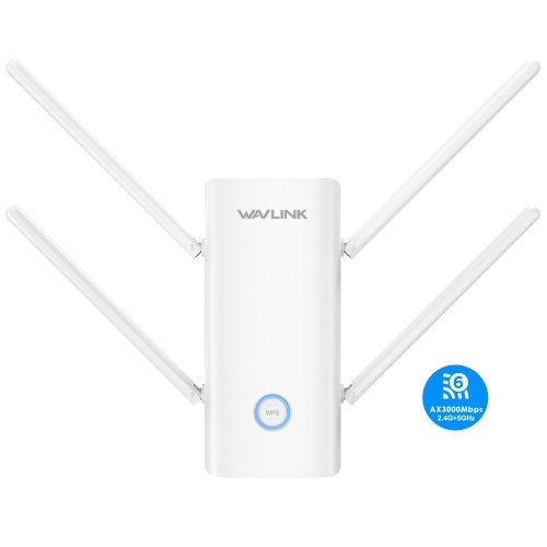 

WAVLINK AX3000 WiFi-удлинитель с 4 антеннами, усилитель сигнала для дома, двухдиапазонный беспроводной повторитель со скоростью 2402 Мбит/с, многорежимный усилитель интернета