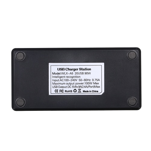100w 20 Port Usb Wall Charger Adapter Smart Charging Station With 100w 20 Port Usb Wall Charger Adapter