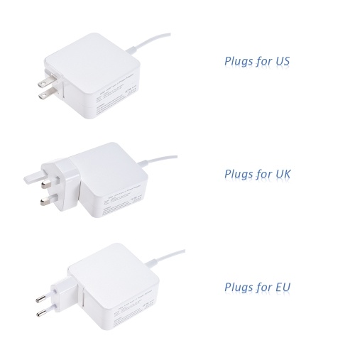 

Power Adapter AC DC 100V-240V 0.75A 29W USB Type-C 14.5V 2A / 9V 3A / 5.2V 2.4A Compact Charger For MacBook