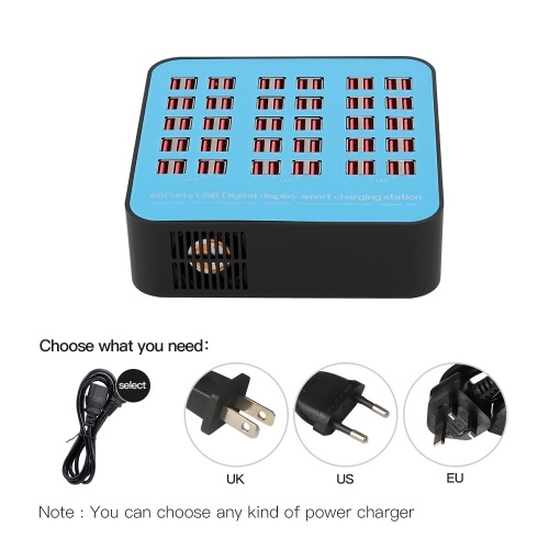 

Smart Charging Station with 60 Ports USB Charging Dock of Universal Compatibility Charging Station for Family and Office Use