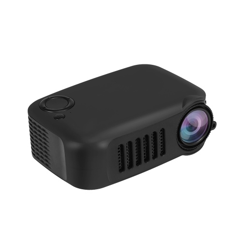 TRANSJEE A2000 Mini Portable Projector 50,000 Hours Lamp Life Home Theater Video Projector