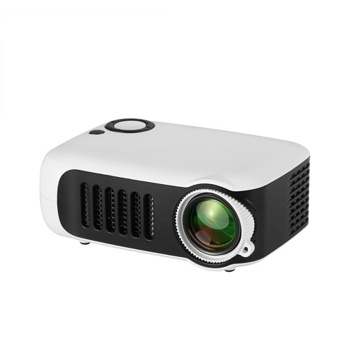 TRANSJEE A2000 Mini Portable Projector 800 Lumens 320*240P Native Resolution Supported 1080P Home Theater Video Projector