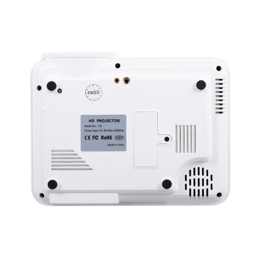 720p Projector LED Light USB HDMI AV VGA Port For Office Home Theater Game EU Plug
