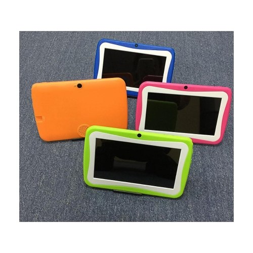 

Q728 Quad Core 7 дюймовый Планшетный ПК WIFI Обучающие Компьютеры для Детей Дети Android 4.4 с Силиконовый Чехол Оранжевый ЕС Plug