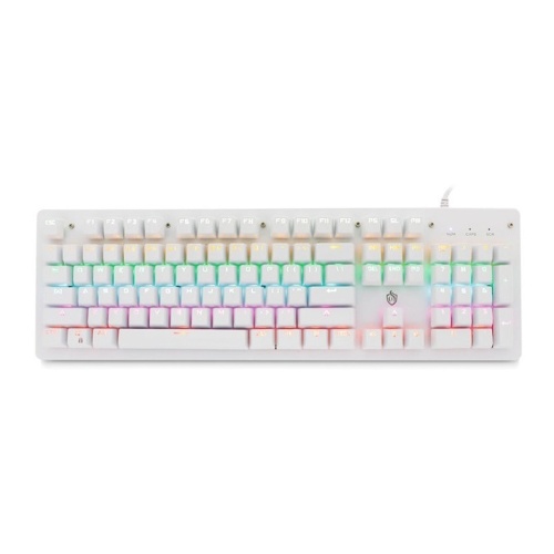 Illuminated Mechanical Keyboard 104 Keys Gaming Keyboard USB Powered Operated 6 Light Colors 9 Vivid  Lighting Effects for Computer Laptop E-sports Trip Travel with Rotator