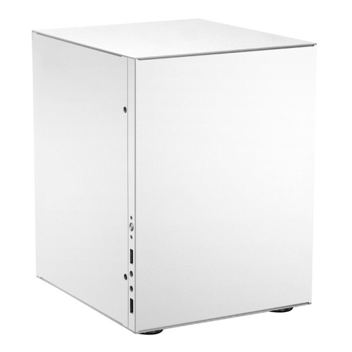 JONSBO C2 Mini Suporte para gabinete de computador todo em alumínio ITX 245 * 215mm Placa-mãe MATX / ATX Power / 80mm Radiator Branco