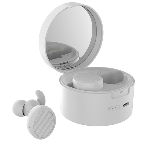 

ZW-T9 Cute Wireless BT Earphone Stereo In-ear Girls Headphone Multifunctional Makeup Mirror/Phone Holder for IOS/Android