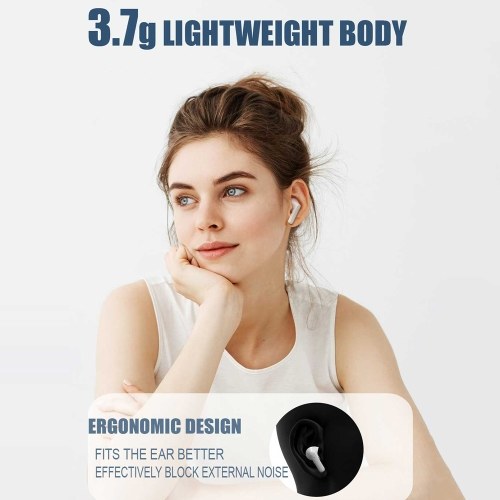 

Lenovo HT05 Headphone BT5.0 Wireless Earbuds In-ear Sports Earbuds with Smart Touch Control Long Endurance Time White
