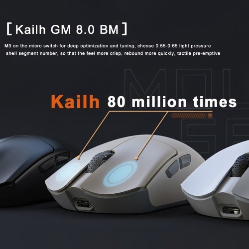 

Беспроводная мышь Motospeed Darmoshark 2.4G BT5.0 Slim Аккумуляторная мышь 4800 точек на дюйм