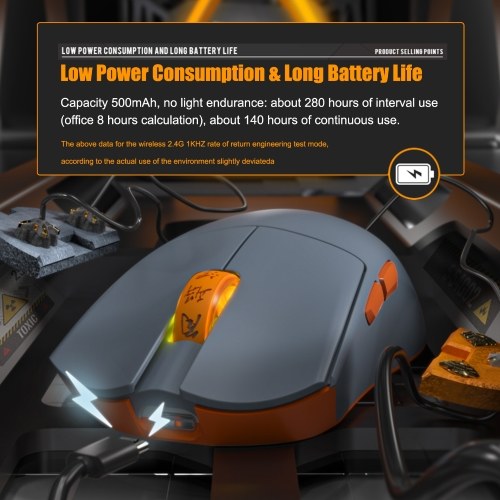 Darmoshark M3 pro Wireless BT5.2 2.4G Wired Tri-Mode Rechargeable Gaming Mouse 26000DPI Adjustable 650IPS 50G Optical E-sports Mice Custom Drivers Large-capacity Battery For Computer Laptop PC 